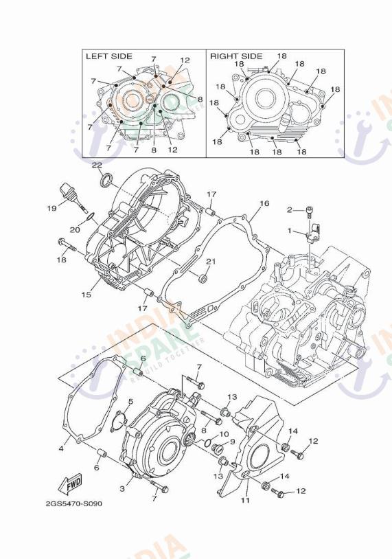 CRANKCASE COVER 1
